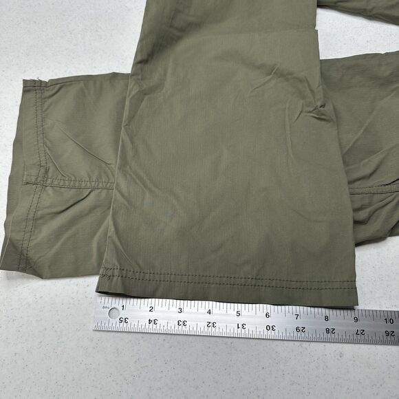 REI Pants Womens 4 Roll Up Convertible Green Hiking Gorpcore Trail Outdoor *Spot - Picture 13 of 14
